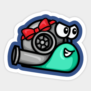 Turbo Snail - Gift Wrapped (Mint) Sticker